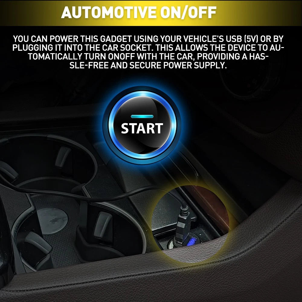 Car Speedometer Digital Device Consumption Tool HUD Head Up Display km/h 12V