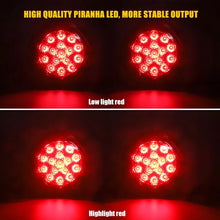 Load image into Gallery viewer, 4X Round Red Amber Indicator LED Tail Trailer Lights Ute Caravan Truck Stop 30V