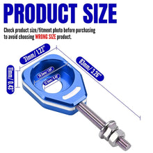 Load image into Gallery viewer, Blue Motorcycle Rear Chain Adjuster Tensioner For HONADA All CRF110 2013-2023 ST