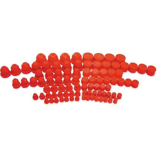 Aeroflow AF98-2025 Plastic Dust Cap & Plug 96Pce Assorted Sizes -3AN To -20an