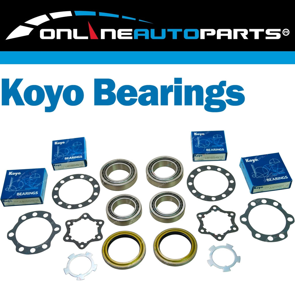 2 Front Wheel Bearing + Seal Kit for Toyota Hilux 4x4 1979-99 Leaf Spring 4wd