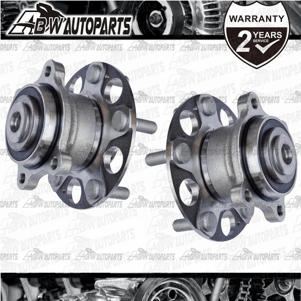 Pair Rear Hub Wheel Bearing Assy For Honda Accord Euro CL7 CL9 2.0L 2.4L 2003-08