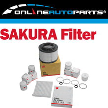 Load image into Gallery viewer, Filter Double Service Kit for Hilux KUN16 KUN26 1KD-FTV 05on Air Oil Fuel Cabin
