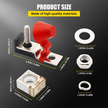 Load image into Gallery viewer, with Single Stud 5/16"(M8) Terminal Mount MRBF Marine Rated Block Fuse Kit 250A