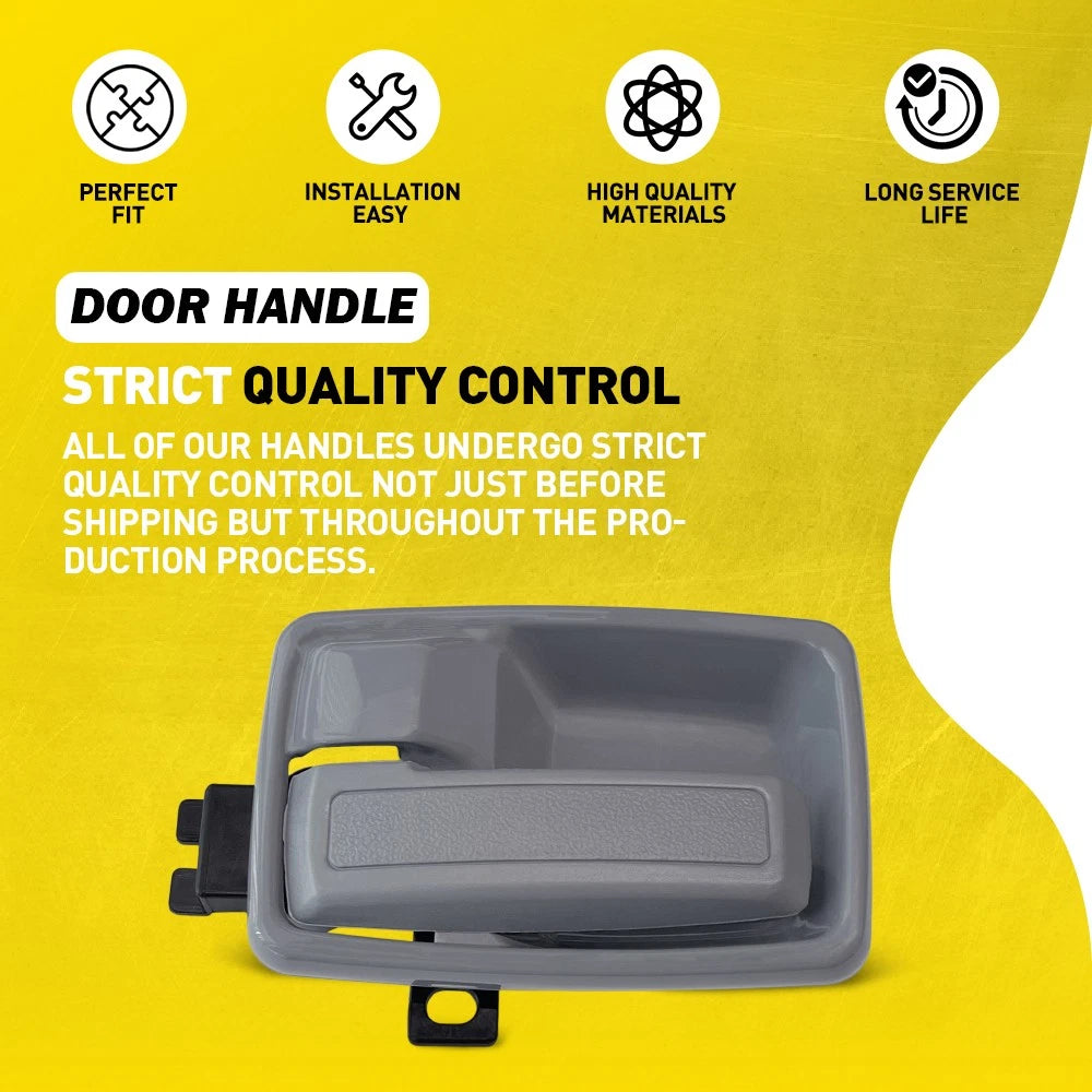 4X Front Rear LH+RH Inner Side Door Handle For Holden Rodeo TF 1988-2002 Grey