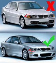 Load image into Gallery viewer, For BMW 3-Series E46 2-Door Coupe 02-06 Front Kidney Grill Grille Gloss Black ST