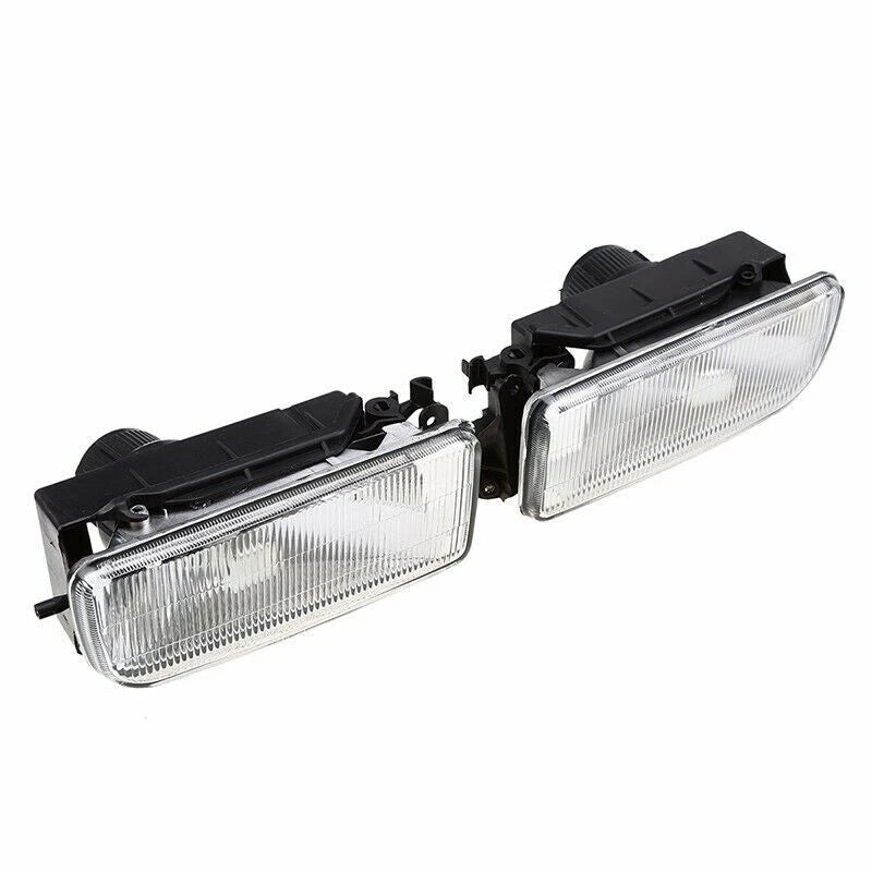 Pair Front Bumper Fog Lights Lamps Clear Lens For BMW E36 3 Series 1992-1998 ST