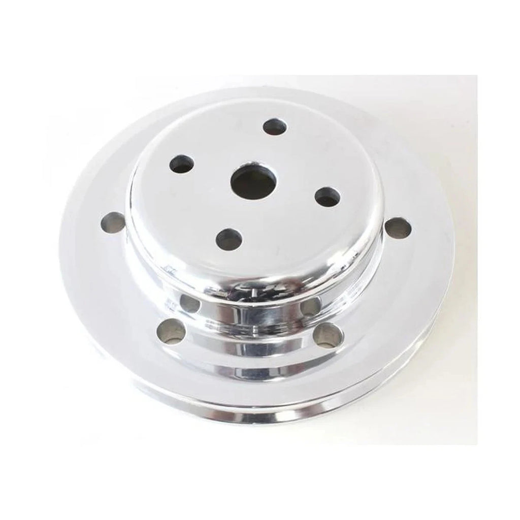 Aeroflow AF64-4022 Billet Water Pump V Pulley Fits Holden V8 HQ-WB Polished