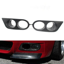 Load image into Gallery viewer, 2pcs Carbon Fiber Front Fog Light Cover Grille For BMW E46 M3 2001-2006 2-Door