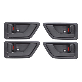 Door Handle Inner for Hyundai Getz 02-11 Set of 4 Black FRONT REAR LEFT+RIGHT