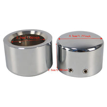 Load image into Gallery viewer, Chrome Front Axle Nut Covers Cap Kit For Harley Sportster 883 1200 Road King ST