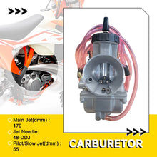 Load image into Gallery viewer, 38mm Carburetor Fit For Yamaha YZ250 1978-2002 KTM 125 200 250 300 360 380