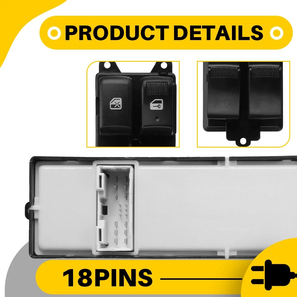 for ISUZU 4 Door DMAX MU-X 2012~2020 Master Power Window Switch Driver Control
