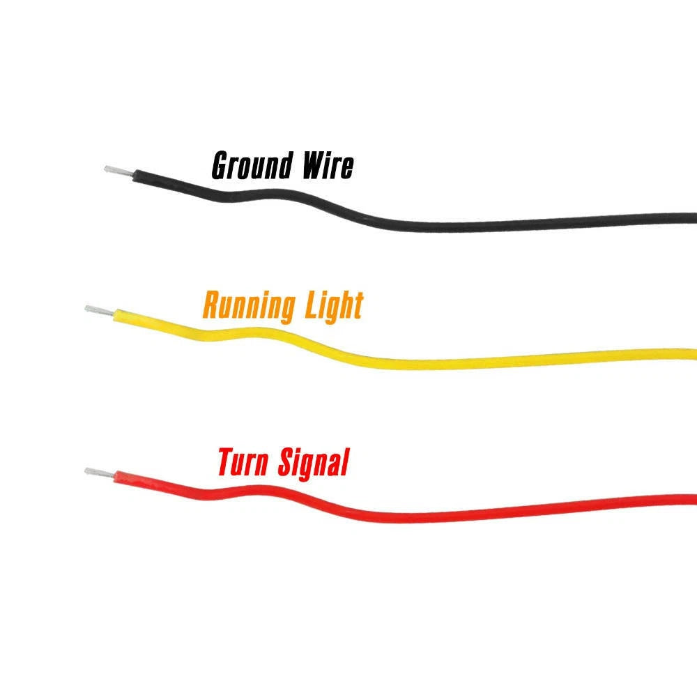 Chrome LED Turn Signal Indicator Running Light For Harley Sportster XL 883 1200