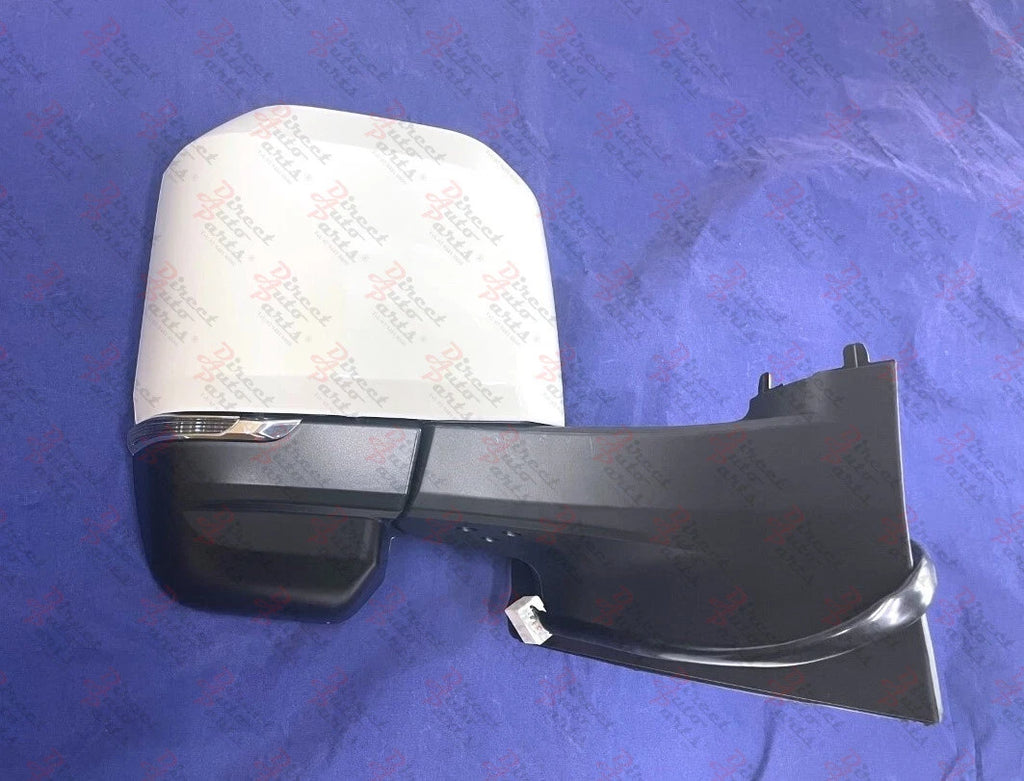 DOOR MIRROR (SINGLE GLASS HEATED FOLDING - WHITE) fit TOYOTA HIACE 2019 - RIGHT