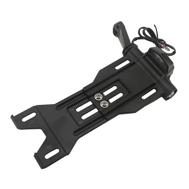 LED Side Mount Number Plate Holder For Harley Sportster 883 1200 48 2004-2019 ST