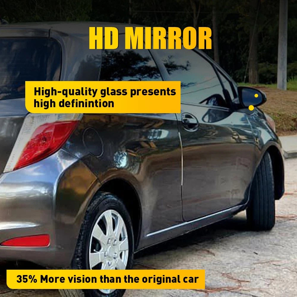 RIGHT SIDE MIRROR GLASS HEATED WITH BACK PLATE FOR TOYOTA YARIS 2012 2013-2017