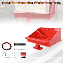 Load image into Gallery viewer, Battery Relocate Kit Battery Tray Red for Polaris Sportsman 450 570 2014-2021 ST