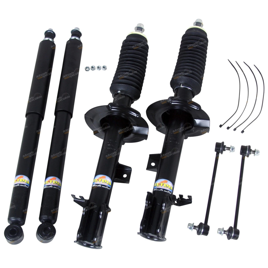 4 Front + Rear Gas Strut / Shock Absorbers for Ford Escape 01~10 BA ZA ZB ZC ZD