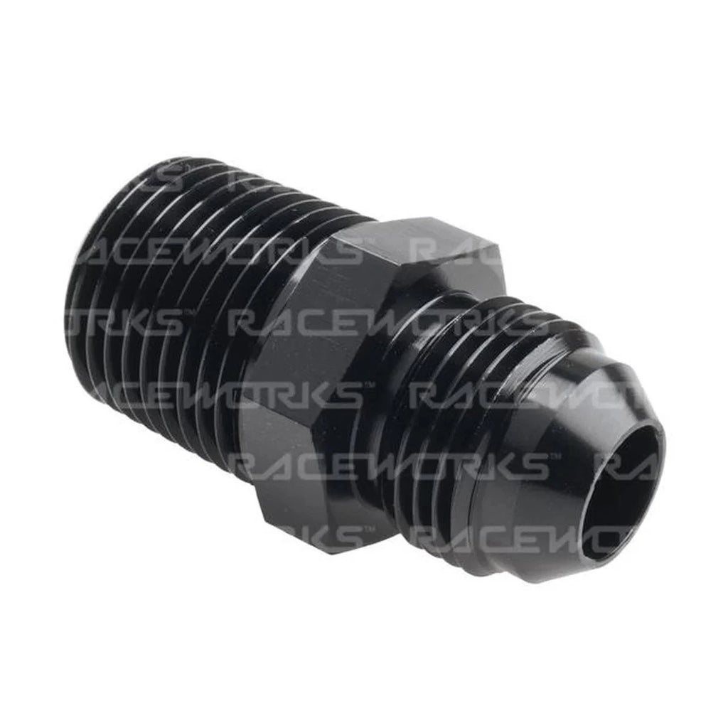 Raceworks An-8 Male Flare To Npt 1/2" Straight