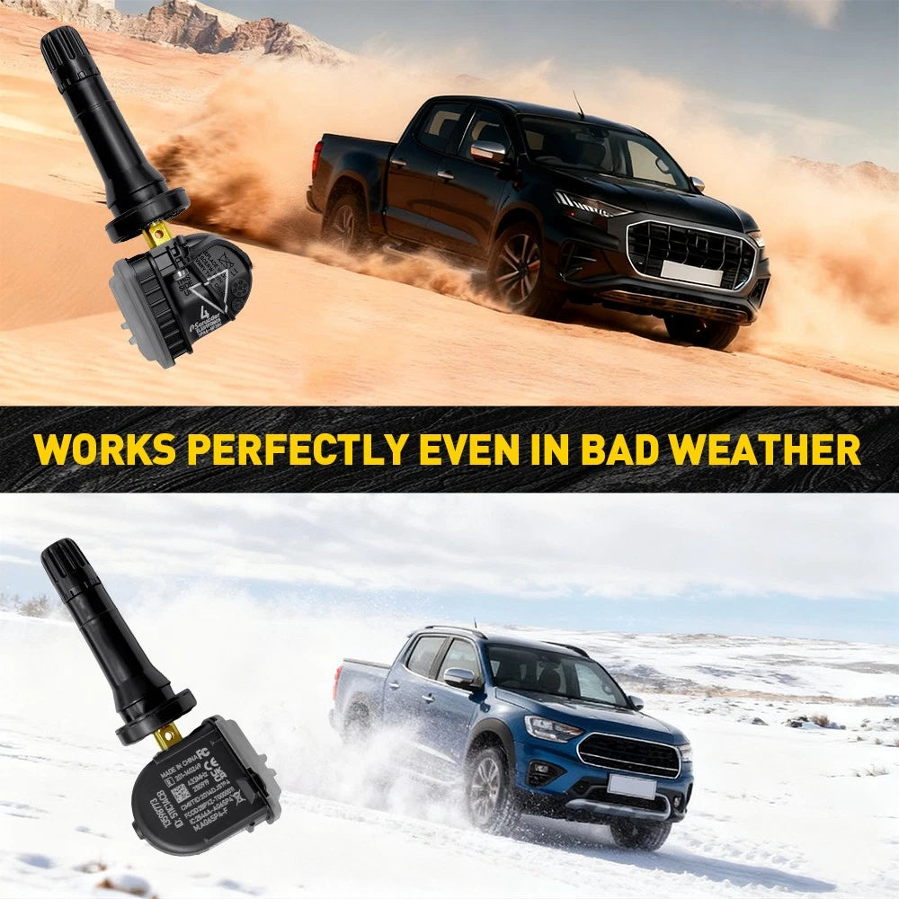 SET OF 8 FOR HSV SportsCat Colorado RG TPMS Valve Assemblies - 433 MHz