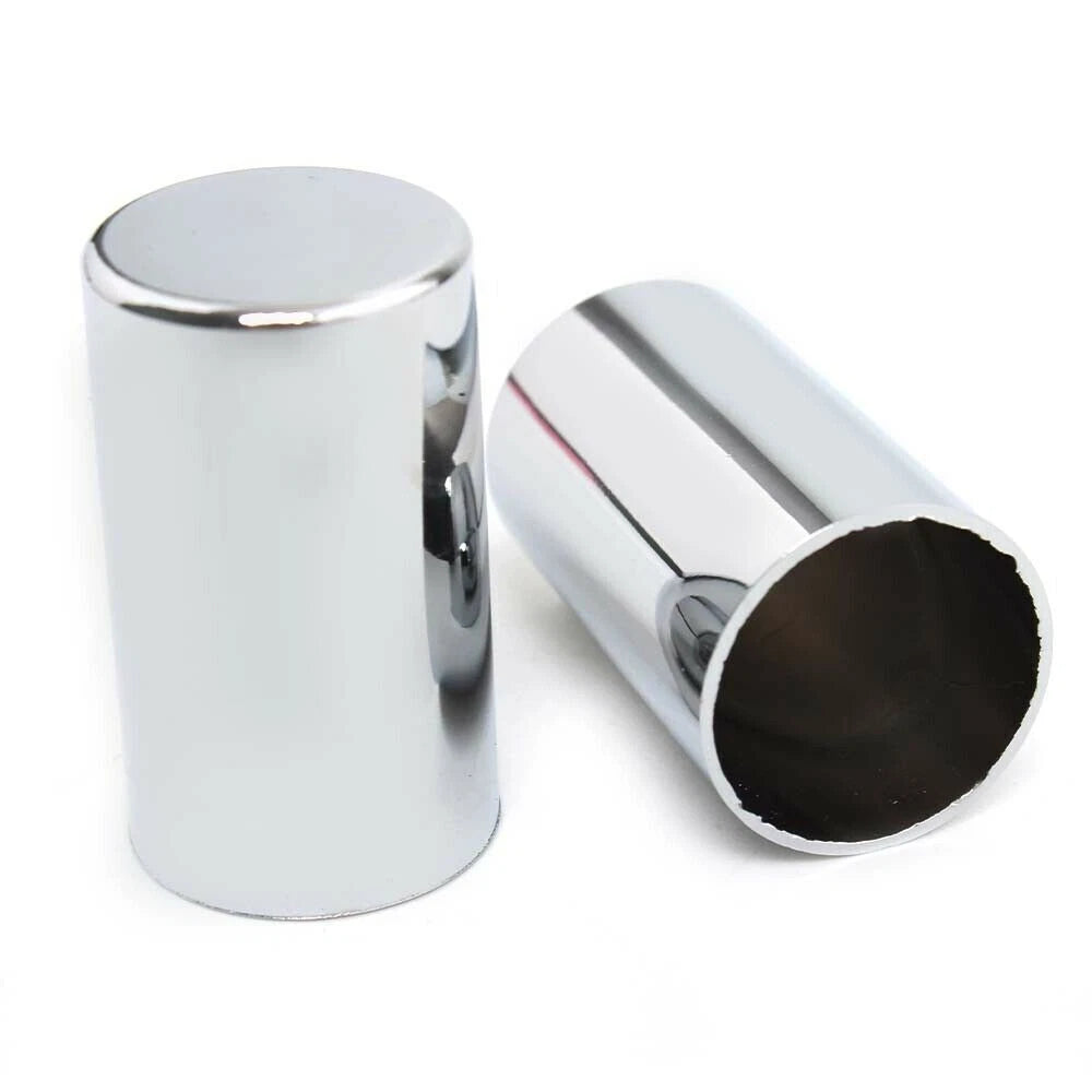 4X Chrome Docking Hardware Point Cover Fit For Harley Road King Softail Dyna ST