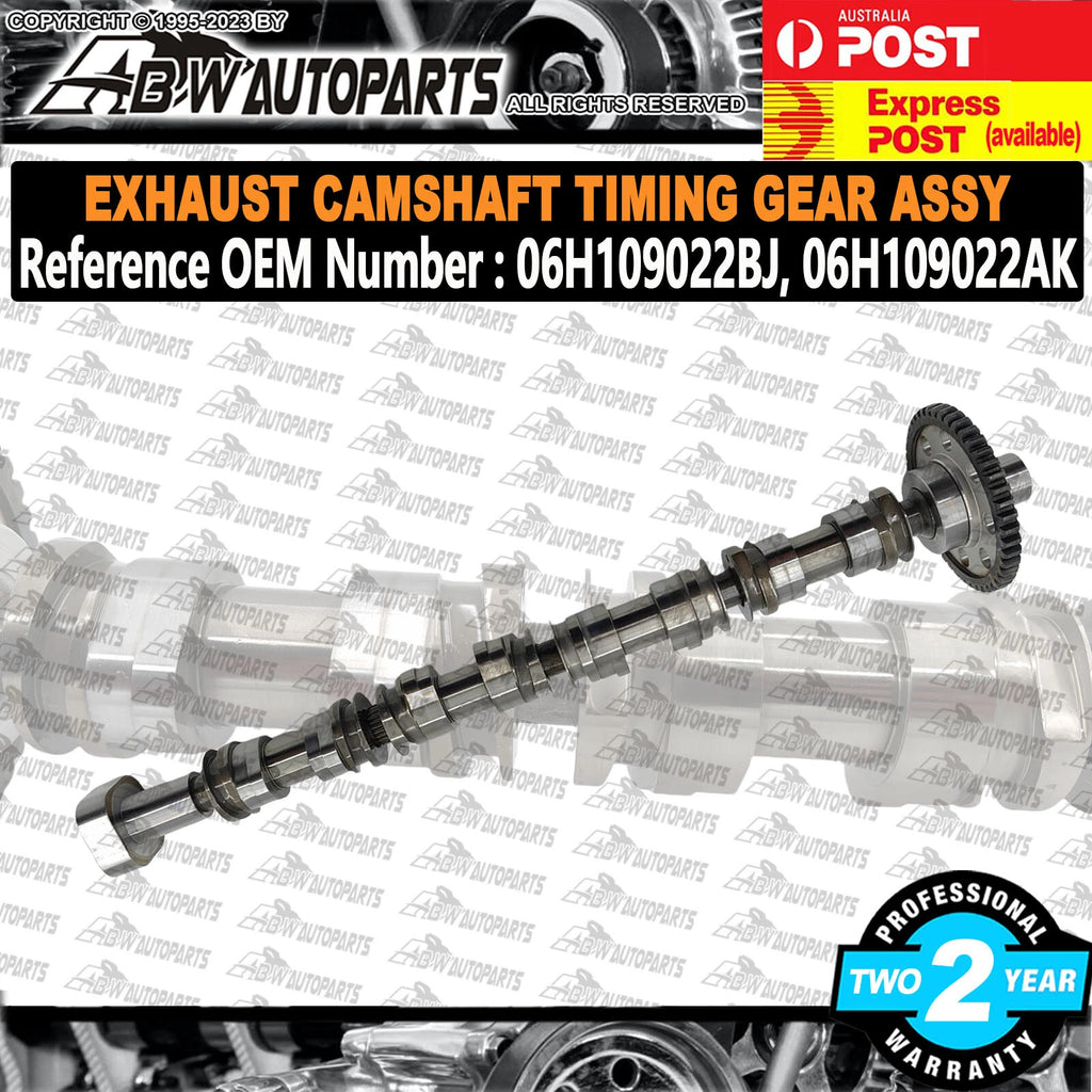 06H109022BJ Exhaust Cam Shaft FOR VW FOR AUDI A4 A5 A6 2.0L TFSI High-Quality