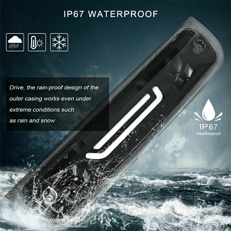 For Dodge for RAM 1500 2500 3500 09-19 LED Black 3rd Third Brake Cargo Light ST