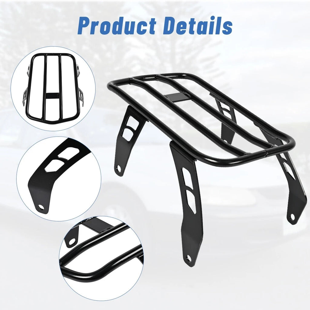 Motorcycle Rear Luggage Rack Black For Indian Scout Bobber Twenty Sixty 2018+ S