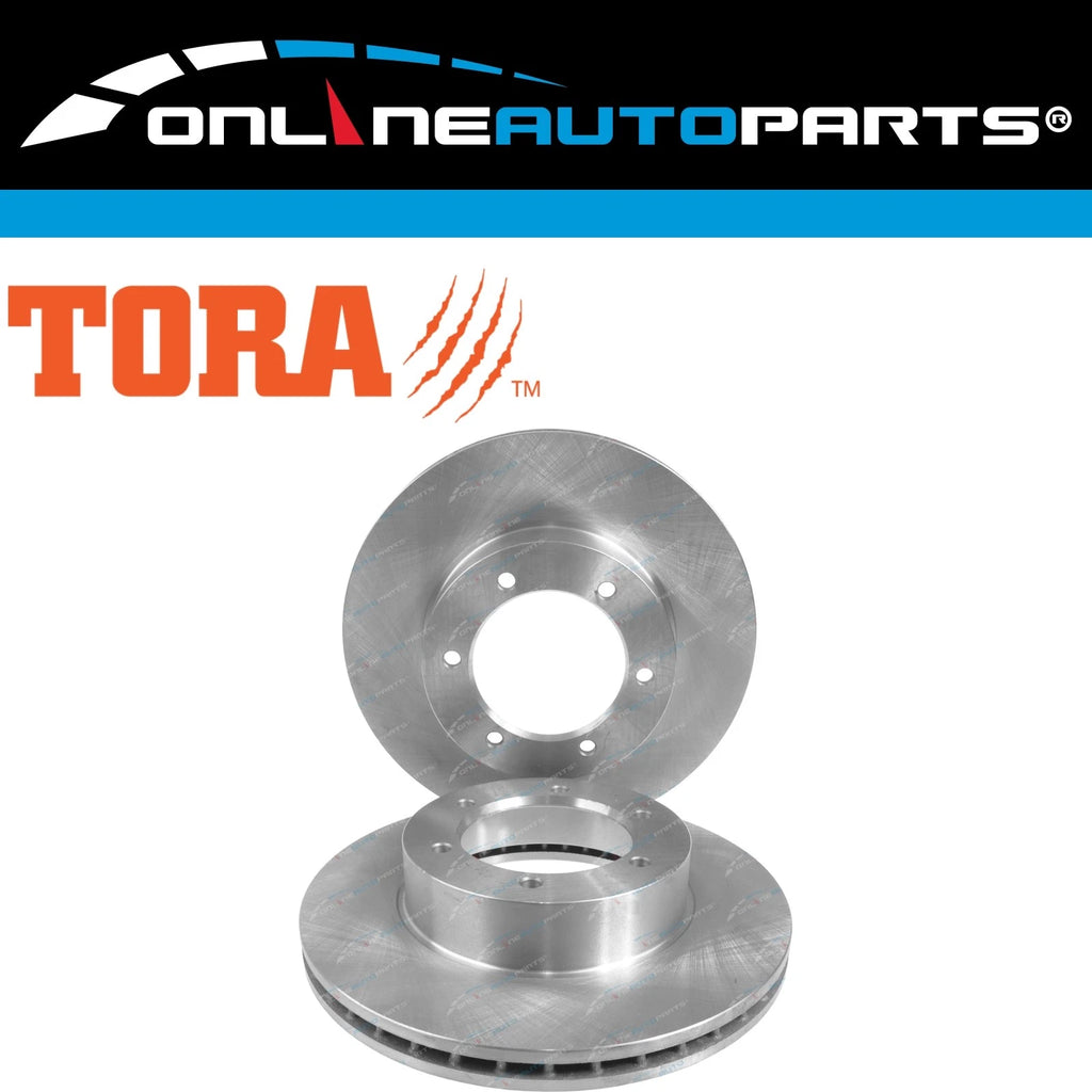 2 Front Disc Brake Rotors suits 4Runner Surf LN130 VZN130 KZN130 RN130 8/91~95