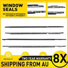 Load image into Gallery viewer, For Toyota LandCruiser 80 Series Door Weatherstrip Moulding BLACK All Doors 8x