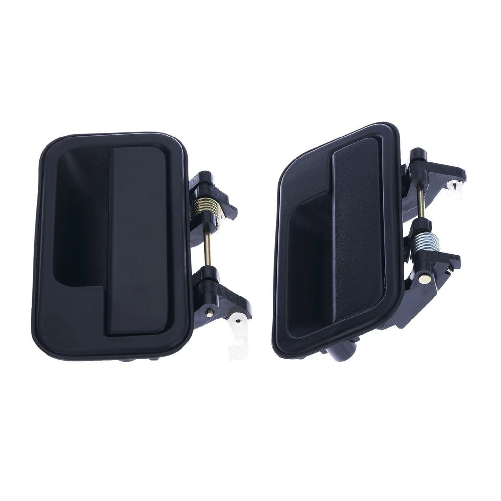 4pc Front Rear Left & Right Outer Door Handle Black For Holden Rodeo TF 1988-03