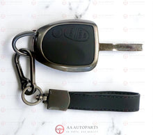Load image into Gallery viewer, Black Leather &amp; Metal Key Cover Case Holden Commodore VT VX VY VZ WH WK 3 Button