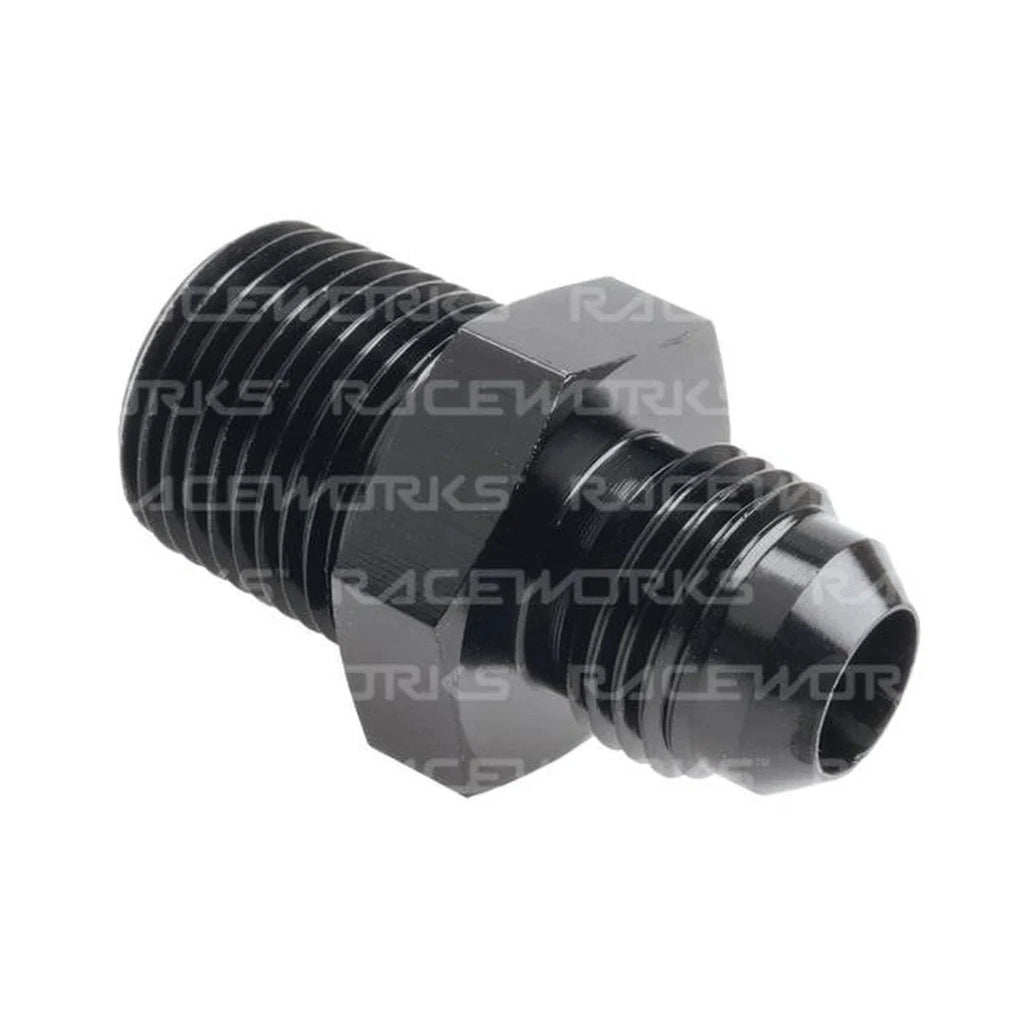 Raceworks An-6 Male Flare To Npt 3/8" Straight