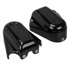 Load image into Gallery viewer, Black Rear Axle Cover Bar Shield Swingarm Cap Fit For Harley Softail FLSTC FLSTN