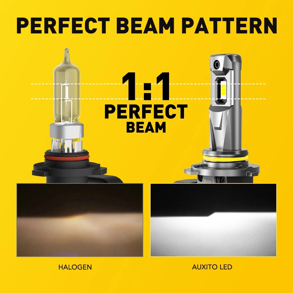 4X 9005 HB3 9006 LED Light Bulbs Globes Kit High Beam White Replace HID Lamps