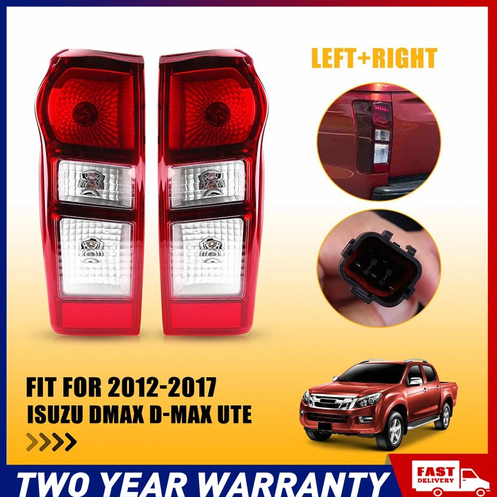 2X For ISUZU D-MAX DMAX 2012-2016 W/ Wire Harness L+R Hand Tail Light Rear Lamp