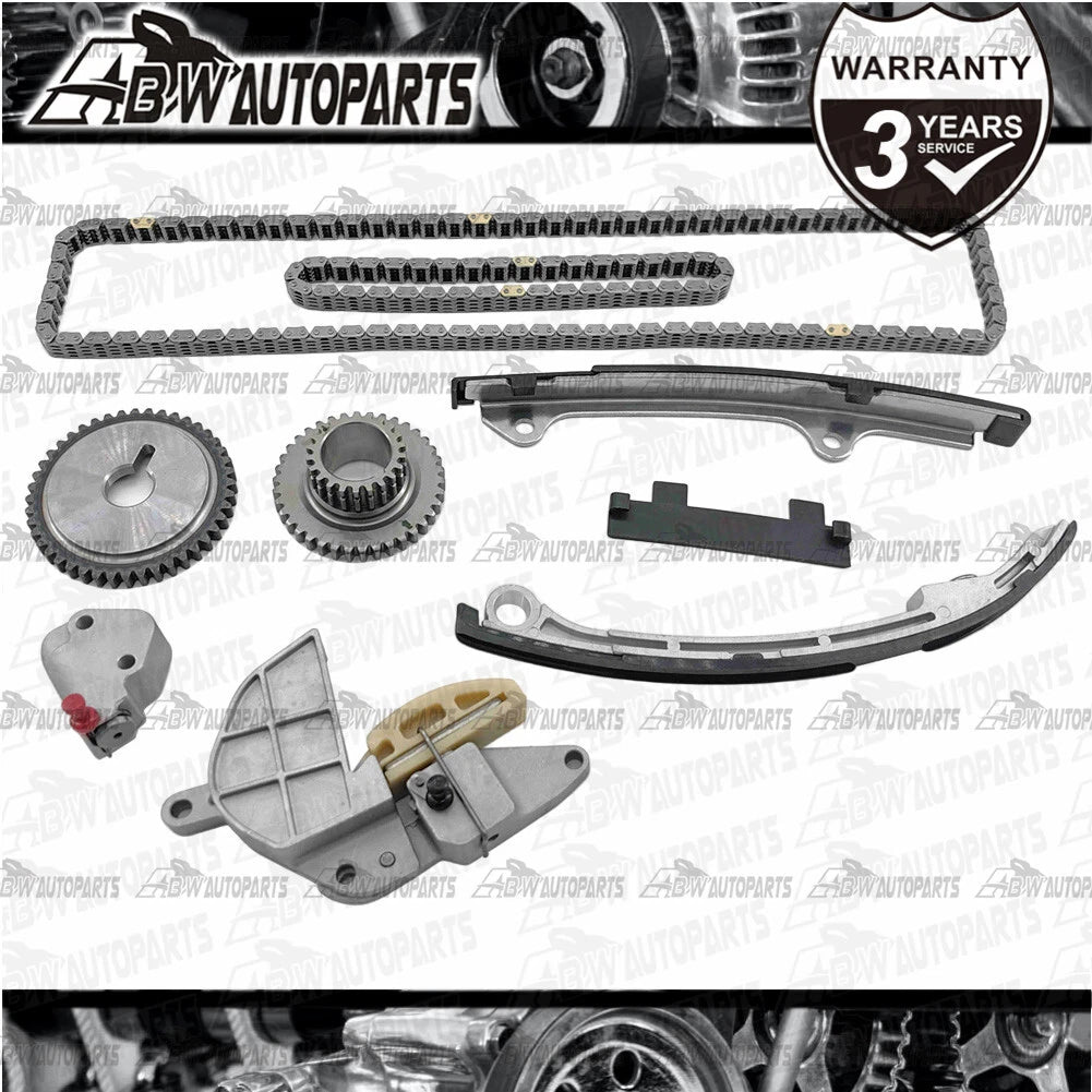 Timing Chain Kit Fit for Nissan QR25DE XTrail X-Trail 2.5L T30 03-07 Guide Gear