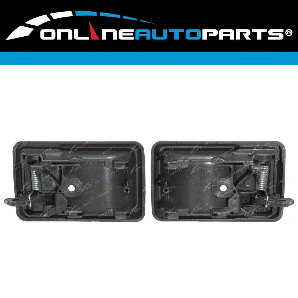 LH+RH Front Inner Grey Door Handles Pair for Toyota Hilux 4Runner Surf 1988-1997