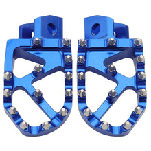 Load image into Gallery viewer, Blue Foot Pegs for Yamaha YZ 80/125/250/500/490 WR200/250/500 TTR90/110/125/250