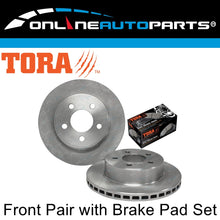 Load image into Gallery viewer, 2 Front Disc Rotors + Brake Pads for Falcon AU 9/98~3/00 Fairmont Fairlane LTD