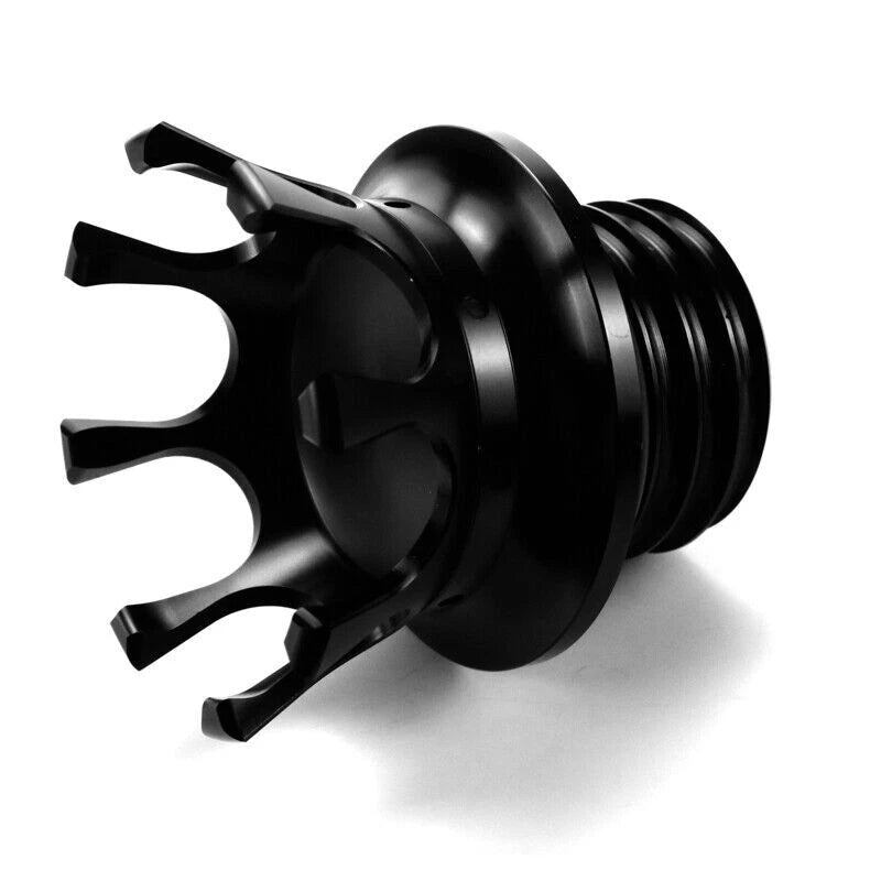 Black CNC Motorcycle Fuel Tank Gas Cap for Harley Sportster Dyna Touring Softail