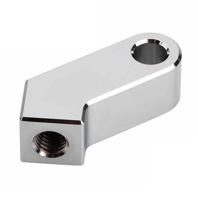 Motorcycle Chrome Bottom Mount Headlight Block For Harley Sportster Dyna Softail