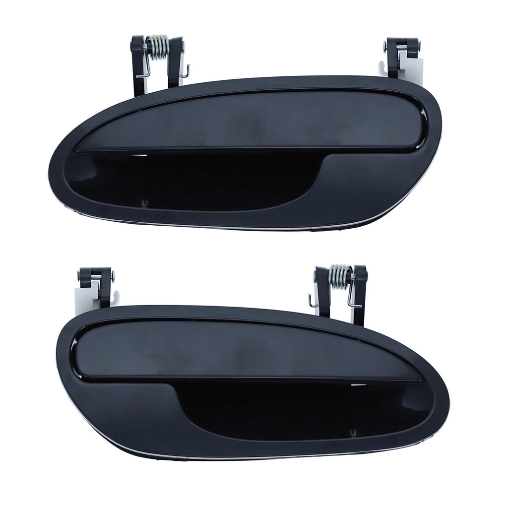 2pc Rear Left & Right Outer Door Handle Black For Holden Commodore VT VX VY VZ