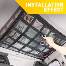 Load image into Gallery viewer, Car Roof Cargo Net Mesh Campervan Universal Car Ceiling Storage Net 80*55CM