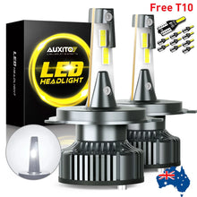 Load image into Gallery viewer, AUXITO H4 HB2 9003 LED Globes High Headlight Low Beam White 24000LM Plug&amp;Play