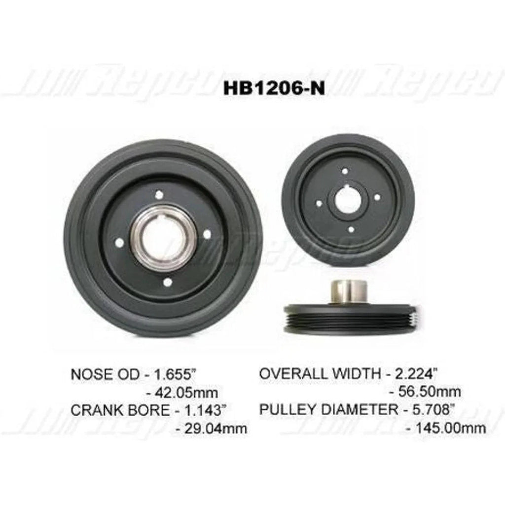 Powerbond OEM Replacement Harmonic Balancer HB1206N