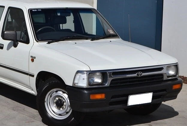 *NEW* FRONT BAR + LOWER APRON + LAMP SUIT TOYOTA HILUX 2WD RN85 1991- 1997 BLACK