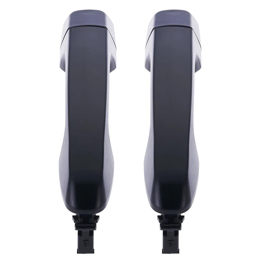 Door Handle Outer for Toyota Landcruiser J150 09-23 Set of 2 Black REAR LH+RH