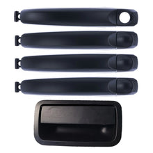 Load image into Gallery viewer, Door Handle Outer for Volkswagen Amarok 10-22 Set of 5 Black FRONT REAR TAILGATE